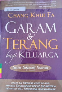 Image of Garam & Terang Bagi Keluarga