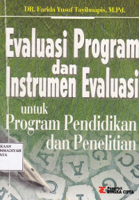 Image of Evaluasi program dan instrumen evaluasi
