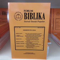 Image of Forum Biblika Jurnal Ilmiah Populer