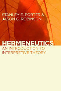 Image of Hermeneutics an Introduction to Interpretive Theory