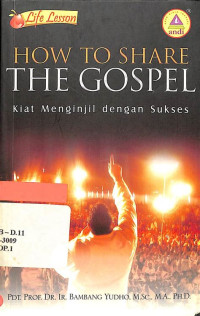 Image of How to Share the Gospel (Kiat Menginjil dengan Sukses)