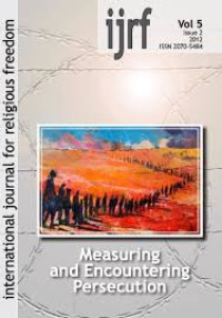 Image of International Journal for Religous Freedom (IJRF) Vol 5: Measuring and Encountering Persecution