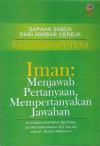 Image of Iman: Menjawab pertanyaan, mempertanyakan jawaban