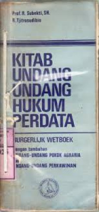 Image of Kitab Undang-Undang Hukum Perdata
