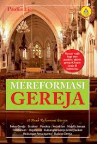 Image of Mereformasi Gereja: 10 Arah Reformasi Gereja