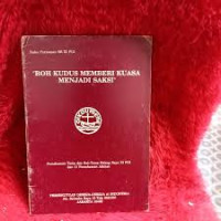 Image of Roh Kudus memberi kuasa menjadi saksi