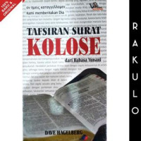 Image of Tafsiran Surat Kolose: dari Bahasa Yunani